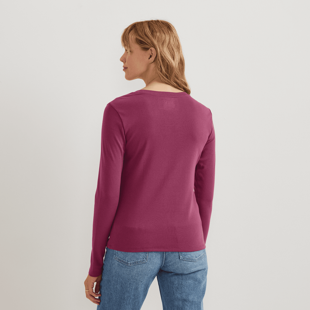Women's Everyday Long-Sleeve Crewneck T-Shirt
