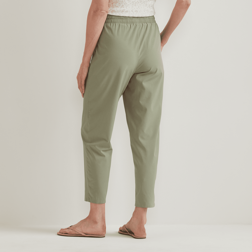 Women's Departure Stretch Tie-Front Ankle Pants