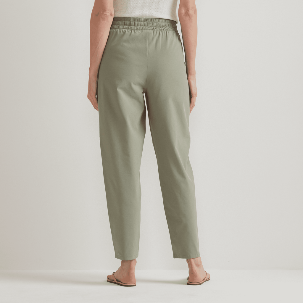 Women's Departure Stretch Tie-Front Ankle Pants