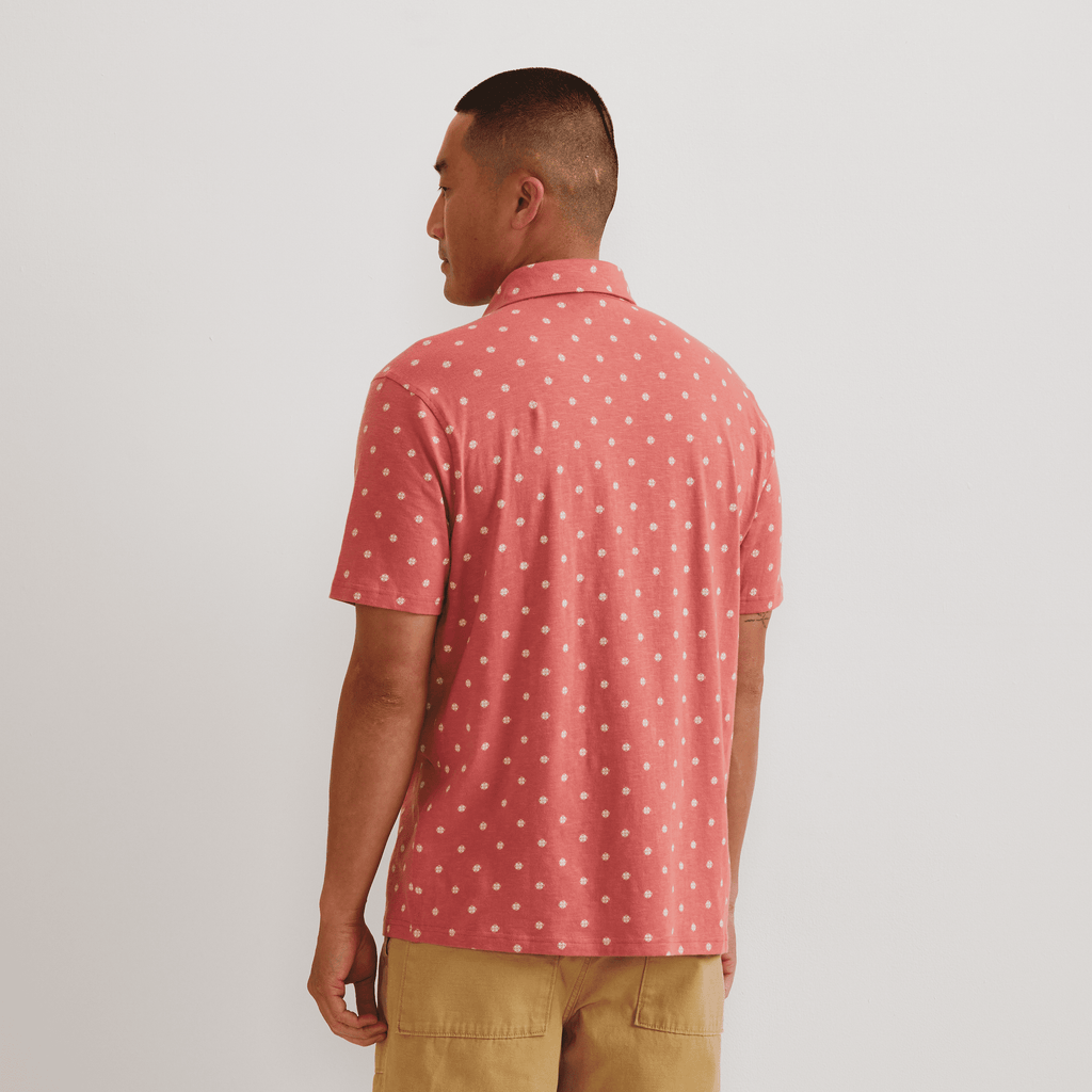 Men's Knit Baja Pocket Button-Up Shirt