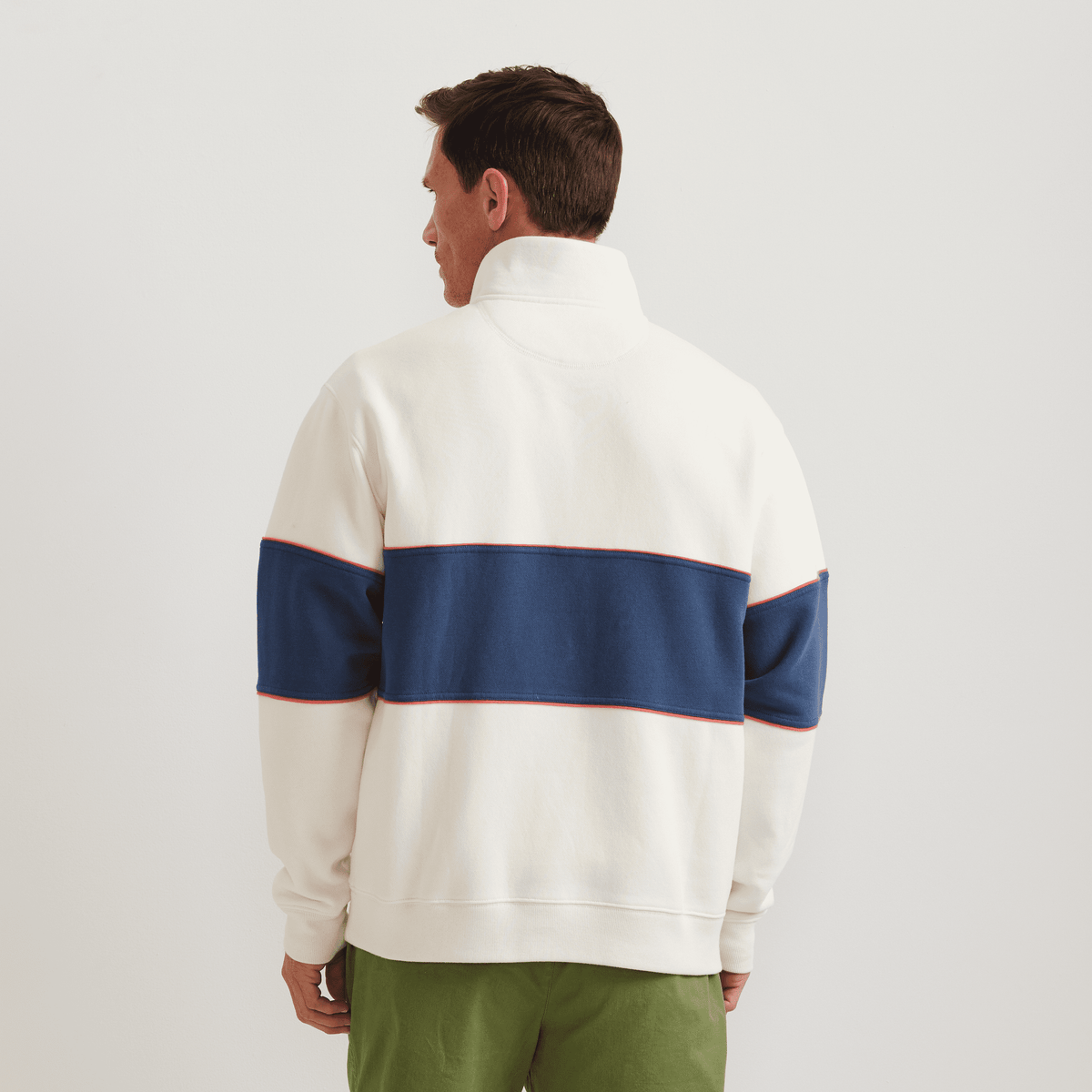 Men's Vintage Soft 1/4-Zip – Stripe