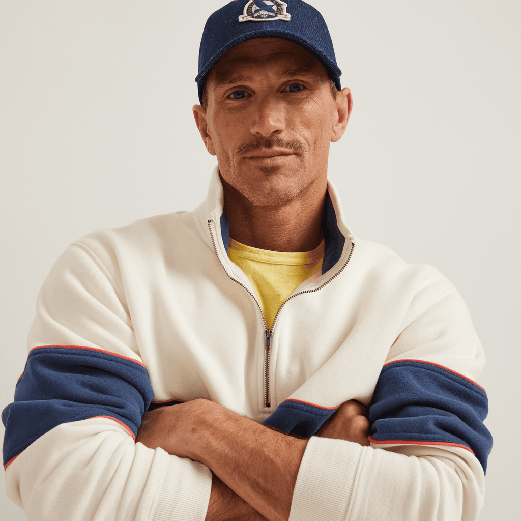 Men's Vintage Soft 1/4-Zip – Stripe