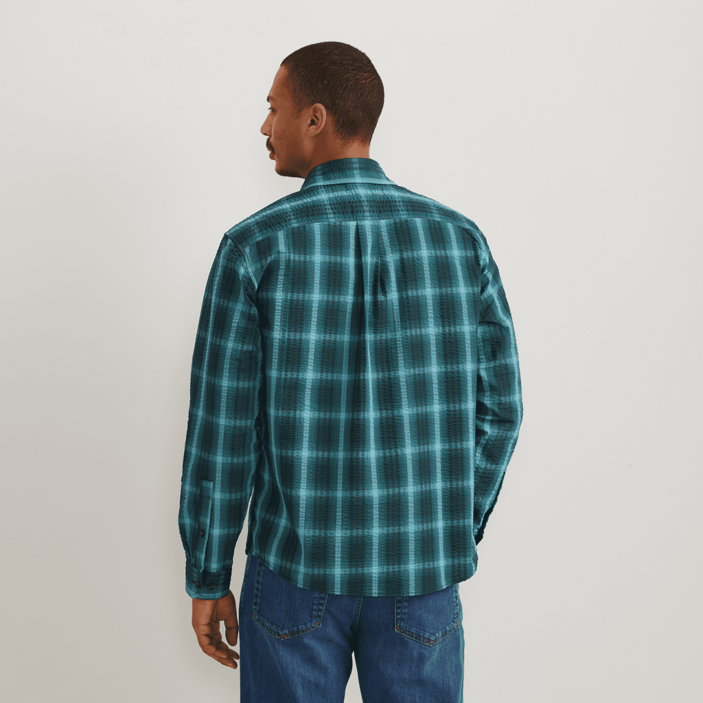 Men's Long-Sleeve Pack It 3.0 Seersucker Shirt