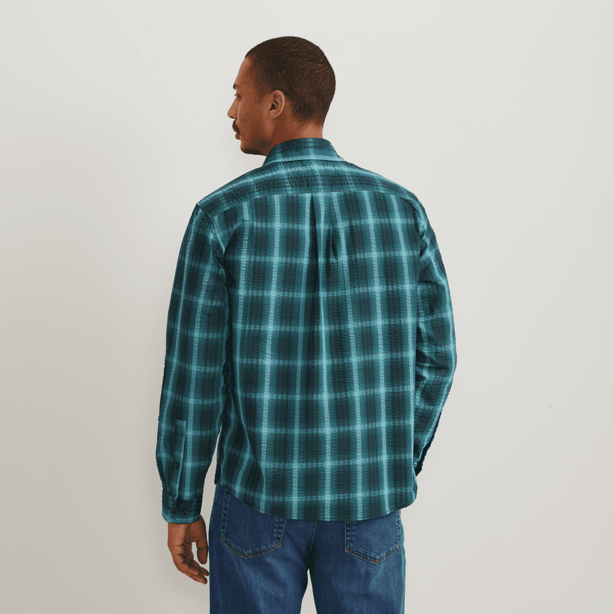 Men's Long-Sleeve Pack It 3.0 Seersucker Shirt