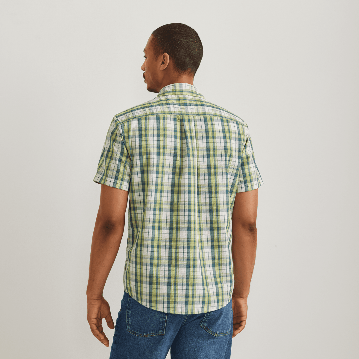 Men's Short-Sleeve Pack It 3.0 Seersucker Shirt