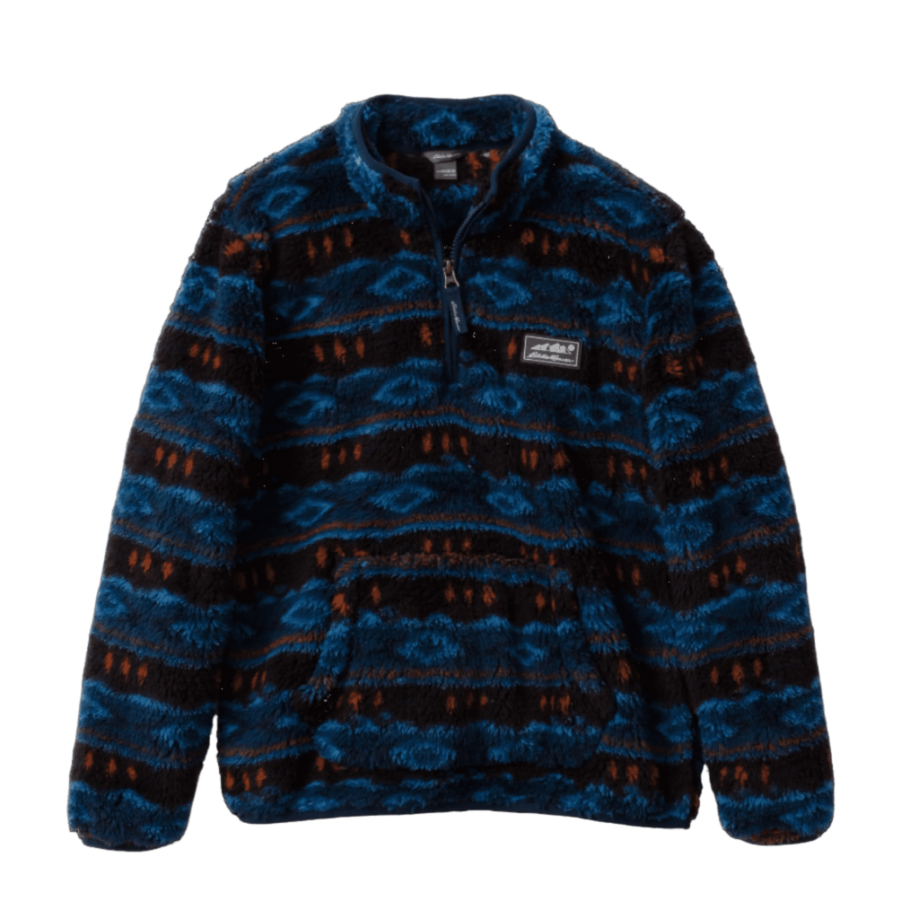 Kids Quest Fleece Plush 1/4-Zip Jacket – Print