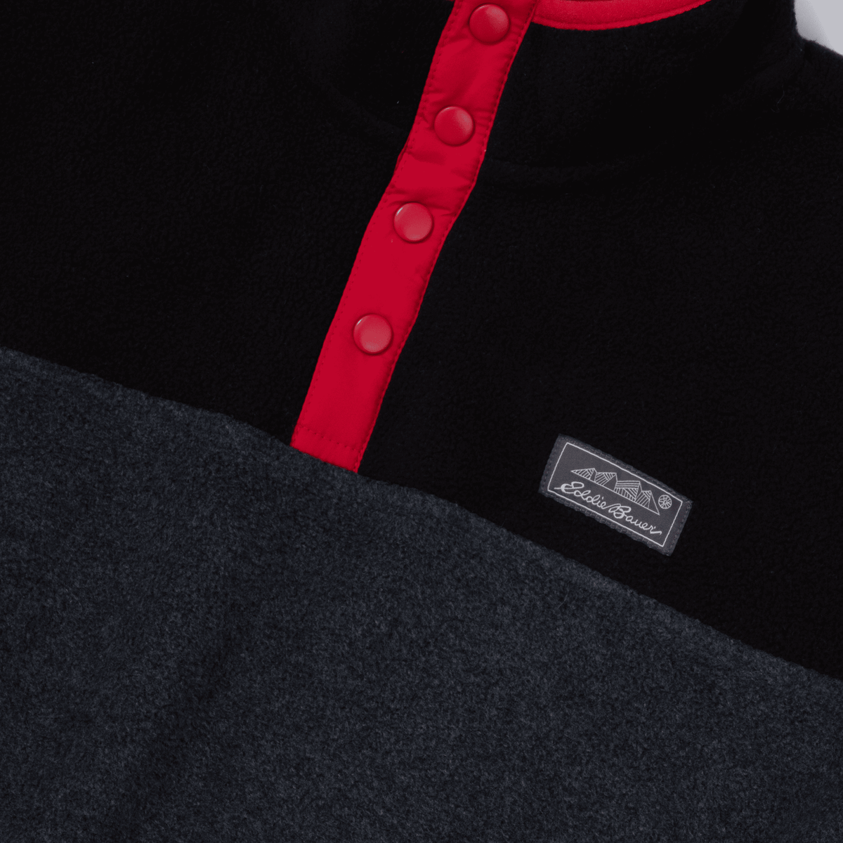 Boys Quest Fleece Snap Neck