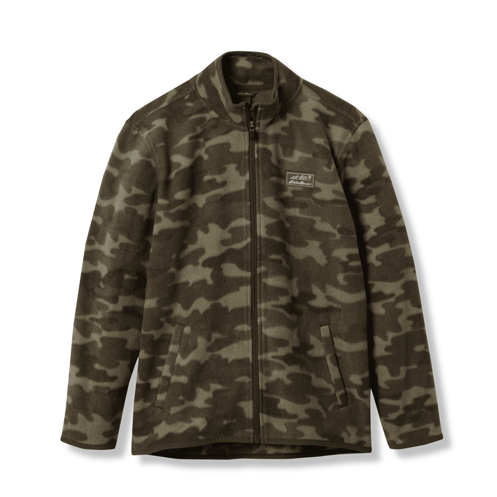 Boys Quest Fleece Full-Zip – Camo