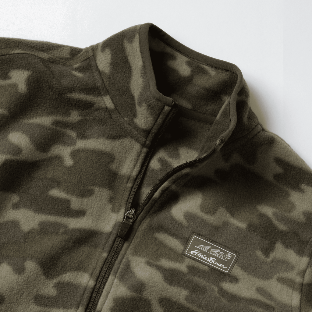 Boys Quest Fleece Full-Zip – Camo