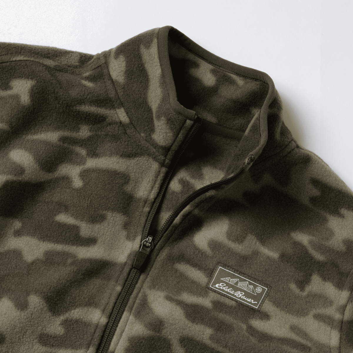 Boys Quest Fleece Full-Zip – Camo