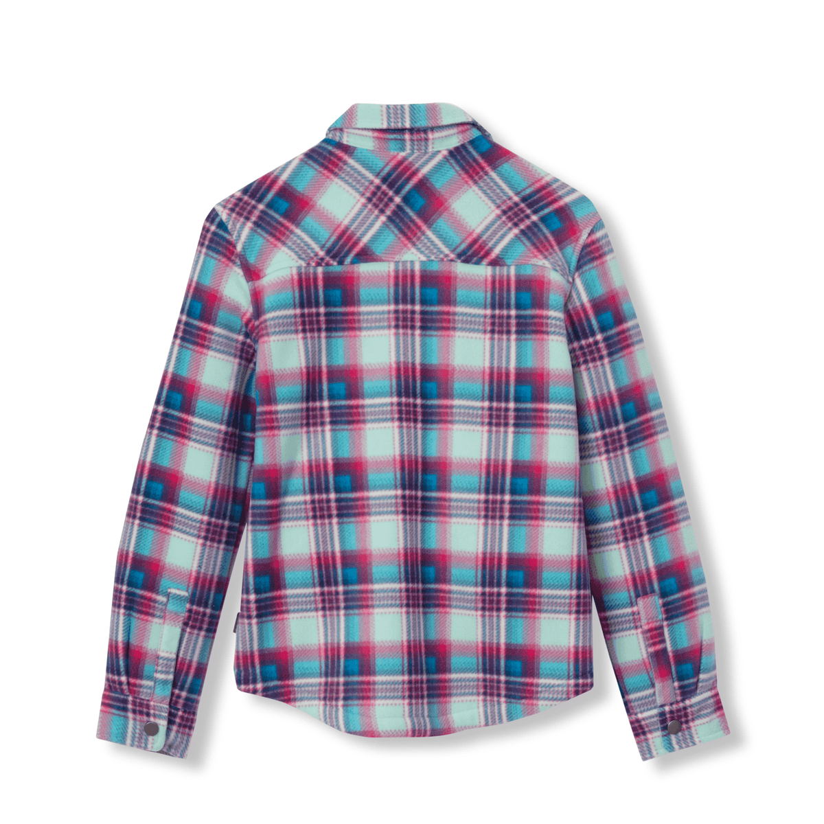 Girls Faux Shearling Shirt Jacket