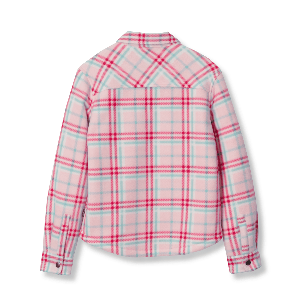 Girls Faux Shearling Shirt Jacket