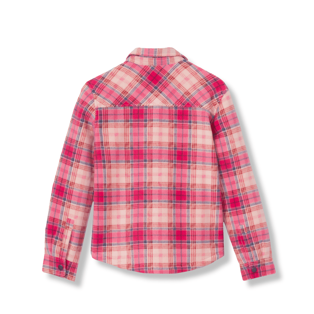 Girls Faux Shearling Shirt Jacket
