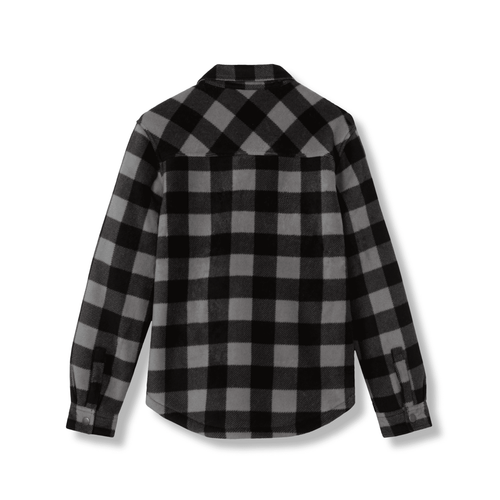 Boys Faux Shearling-Lined Shirt Jacket
