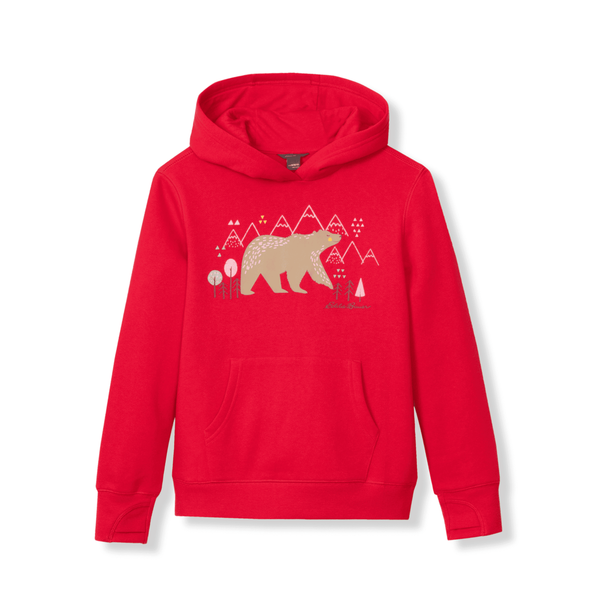 Girls Camp Fleece Graphic Hoodie