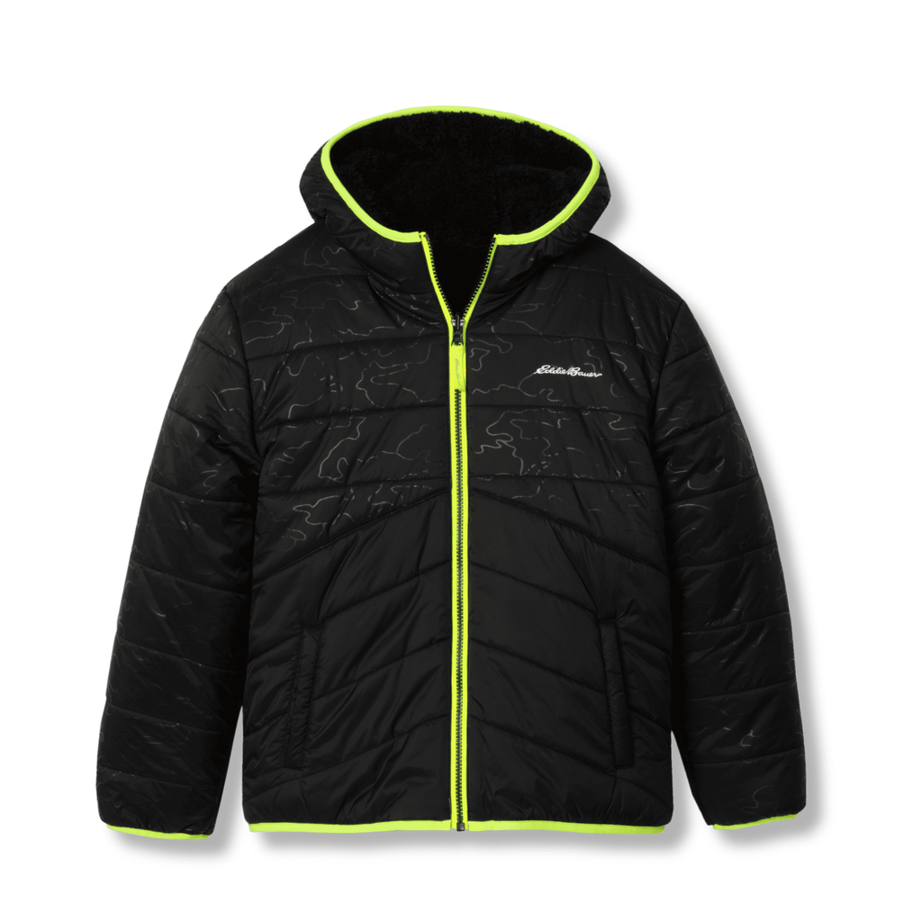 Boys Deer Harbor Reversible Hooded Jacket