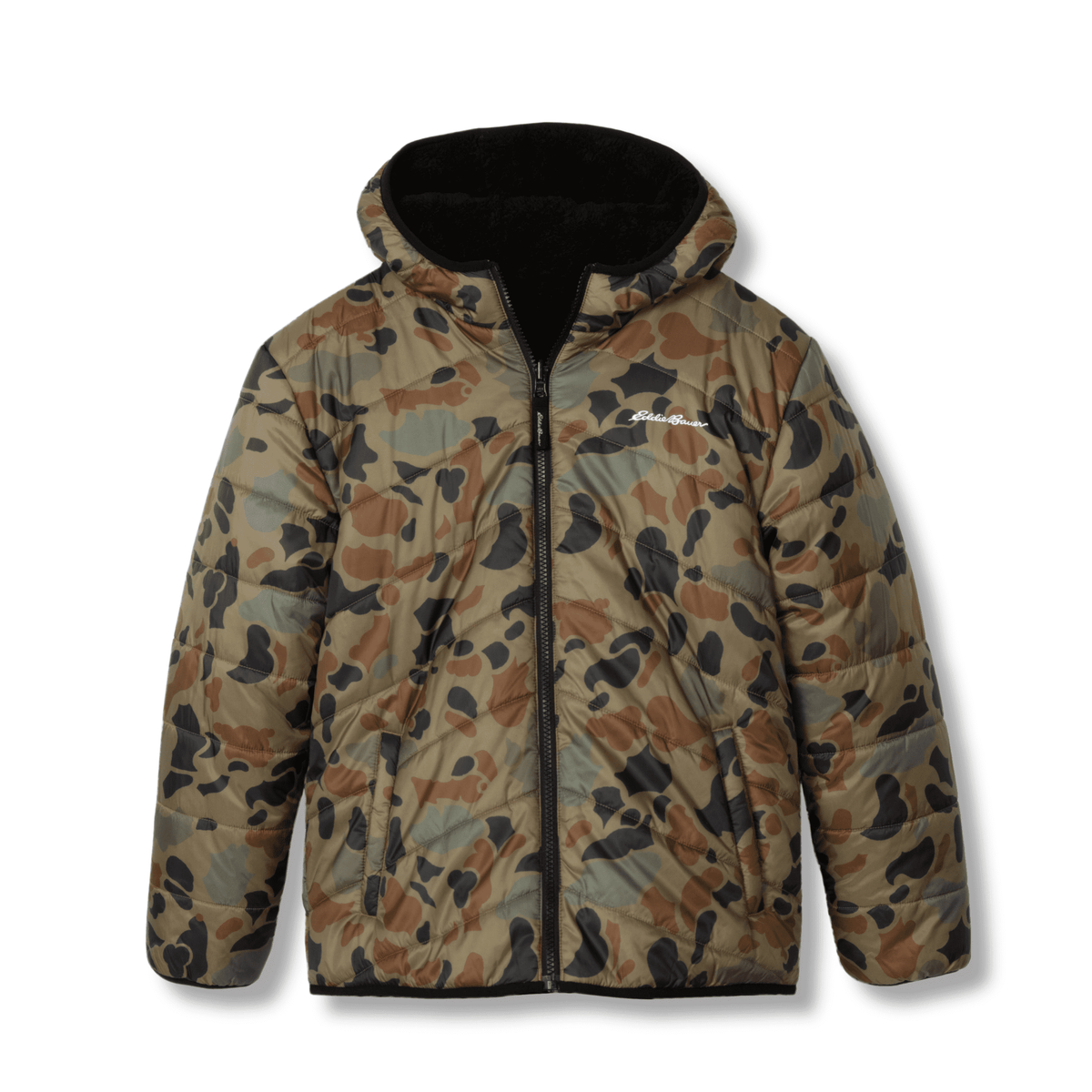 Boys Deer Harbor Reversible Hooded Jacket