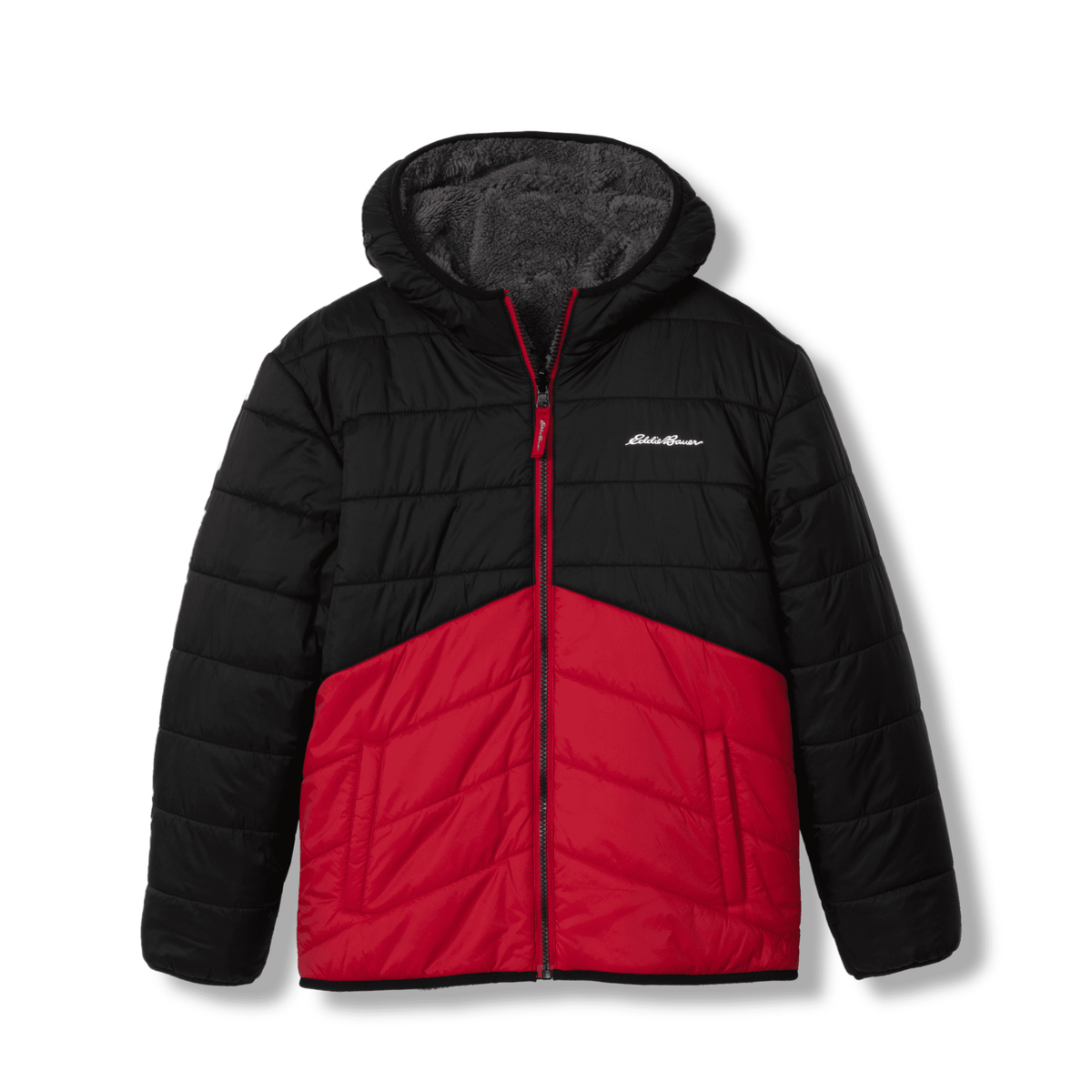 Boys Deer Harbor Reversible Hooded Jacket