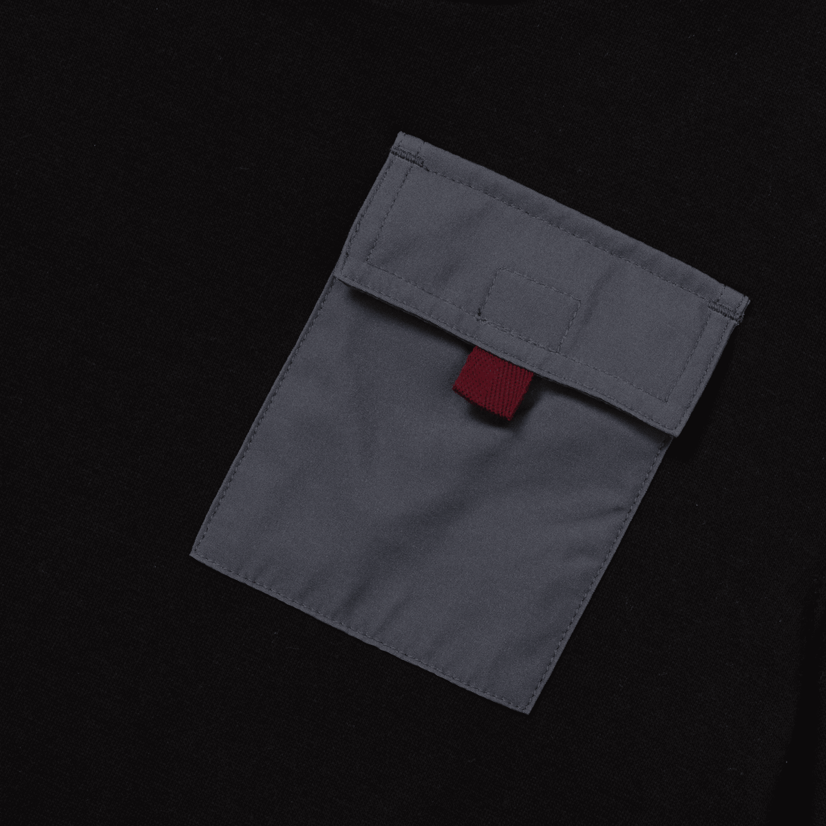 Boys Camp Fleece Pocket Crewneck