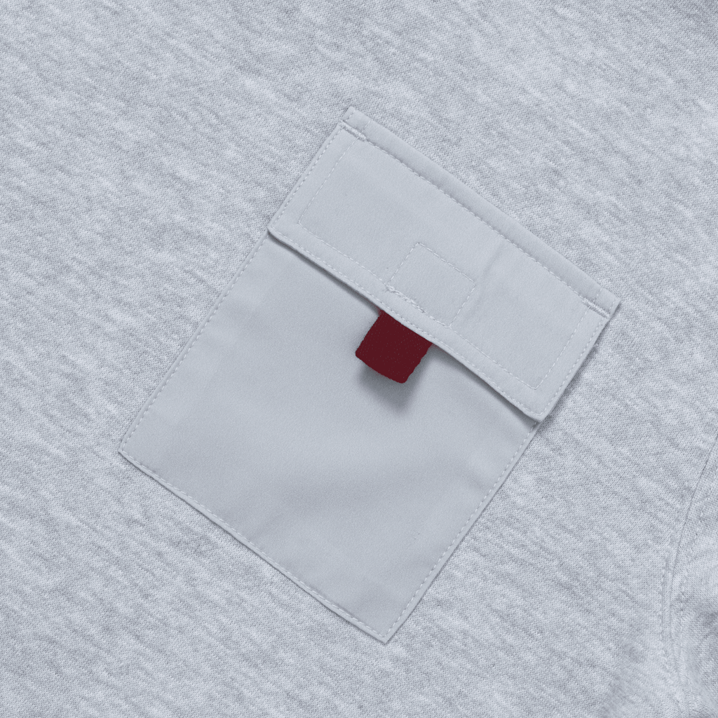Boys Camp Fleece Pocket Crewneck