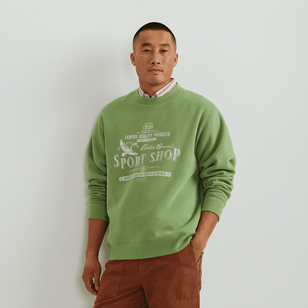 Men's Vintage Soft Sport Shop Crew