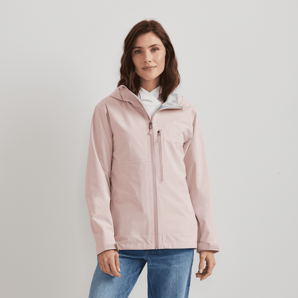 Women's Cloud Cap 3L Waterproof Stretch Hooded Rain Jacket