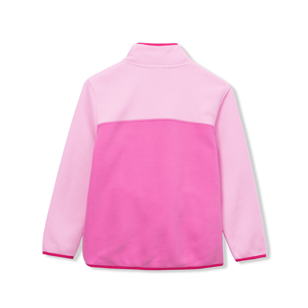 Girls Quest Fleece Snap Neck Pullover