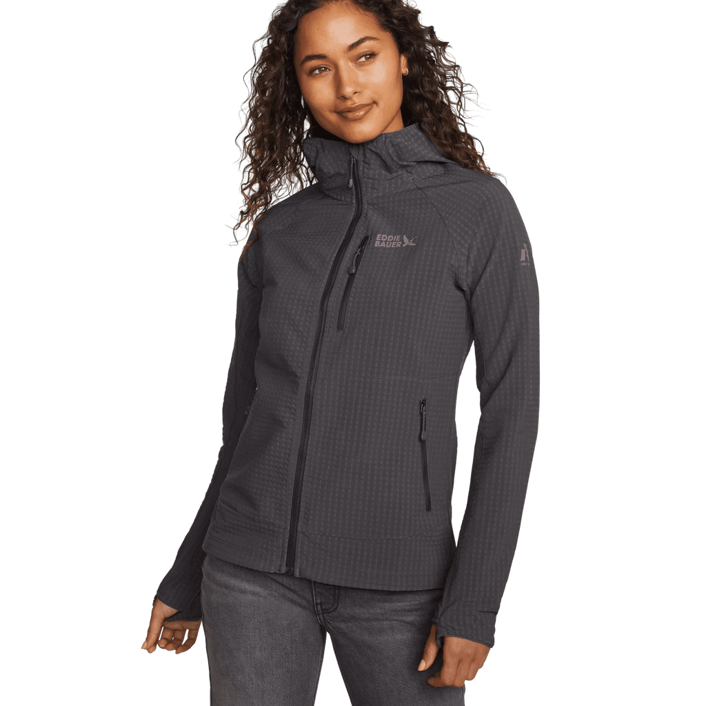 Women's Sandstone Backbone Grid Shell Hoodie