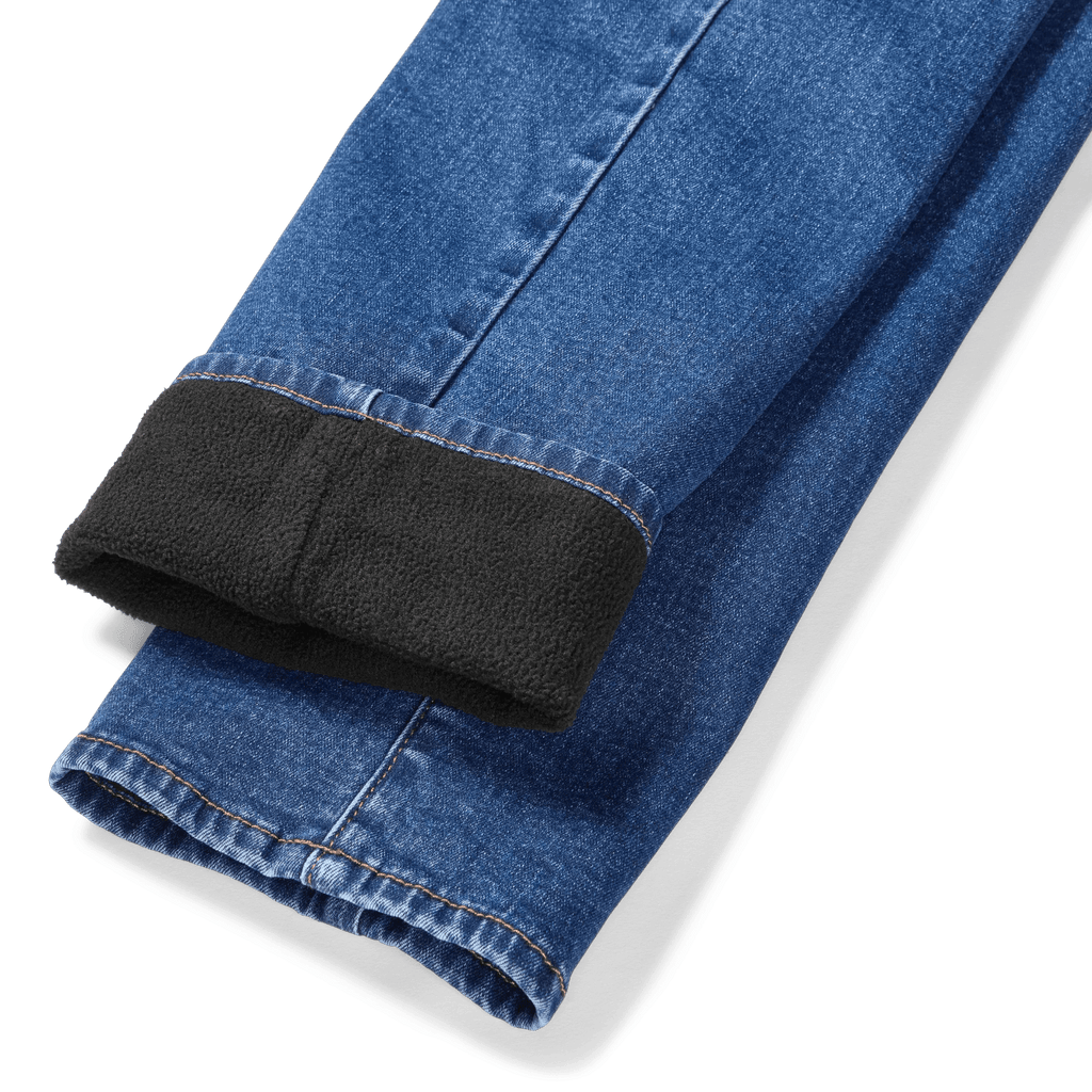 Women's Venture Stretch Fleece-Lined Slim Straight Leg Jeans