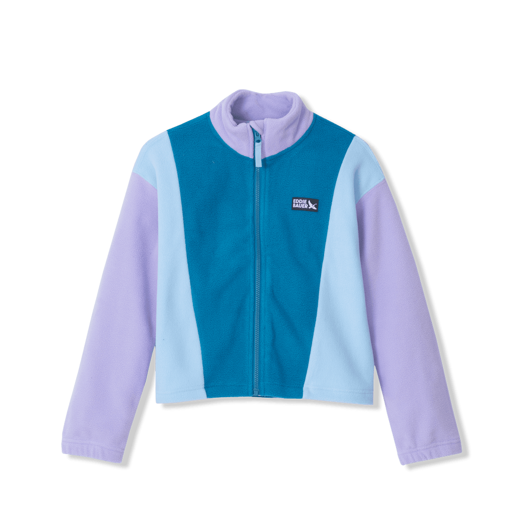 Girls Quest Fleece Colorblock Full Zip Jacket