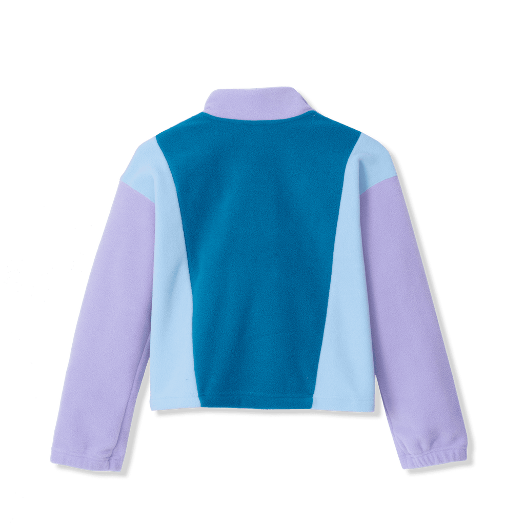 Girls Quest Fleece Colorblock Full Zip Jacket