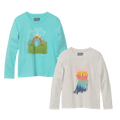 Girls Graphic Long-Sleeve T-Shirt – 2 Pack