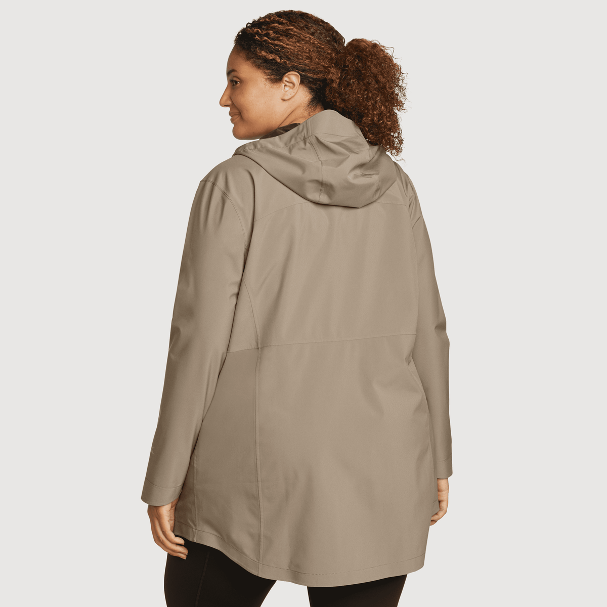 Women's Cloud Cap Waterproof Stretch Hooded Rain Parka