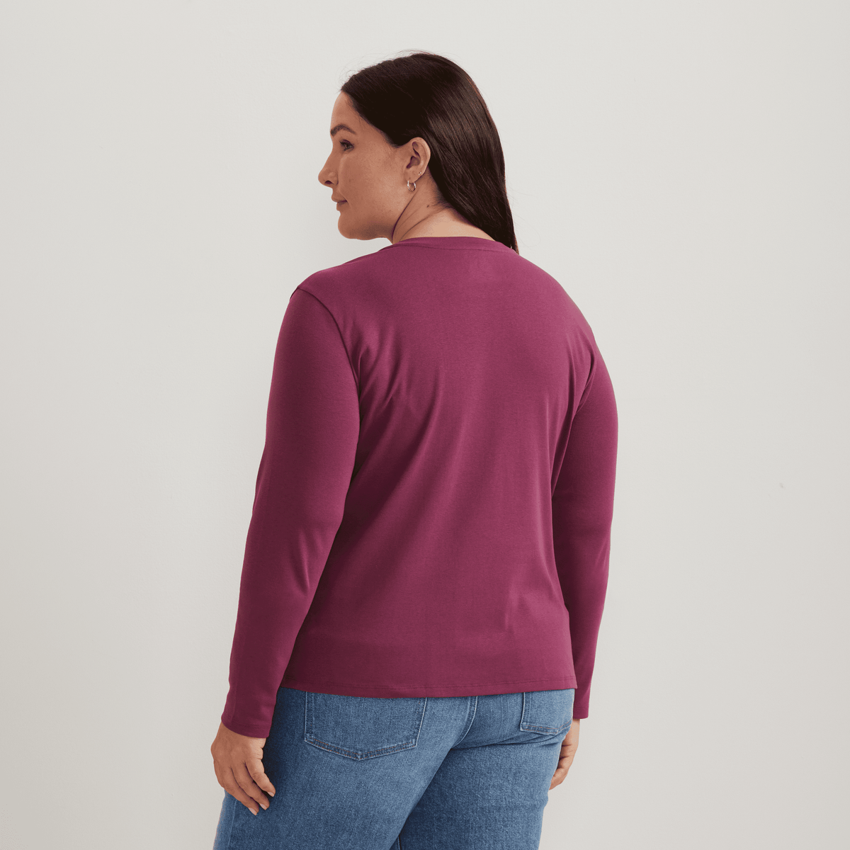 Women's Everyday Long-Sleeve Crewneck T-Shirt