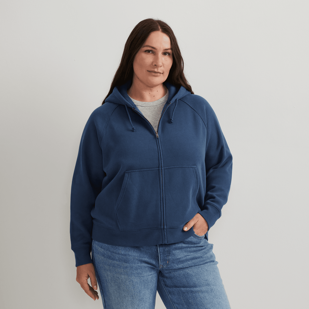 Women's Vintage Soft Full-Zip Hoodie