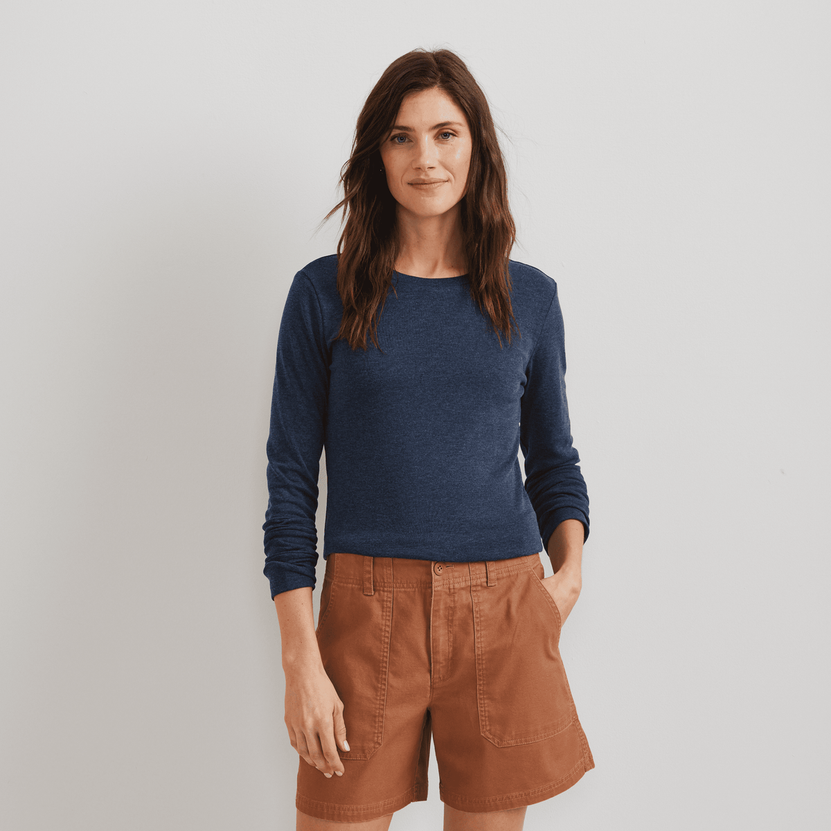 Women's Everyday Long-Sleeve Crewneck T-Shirt