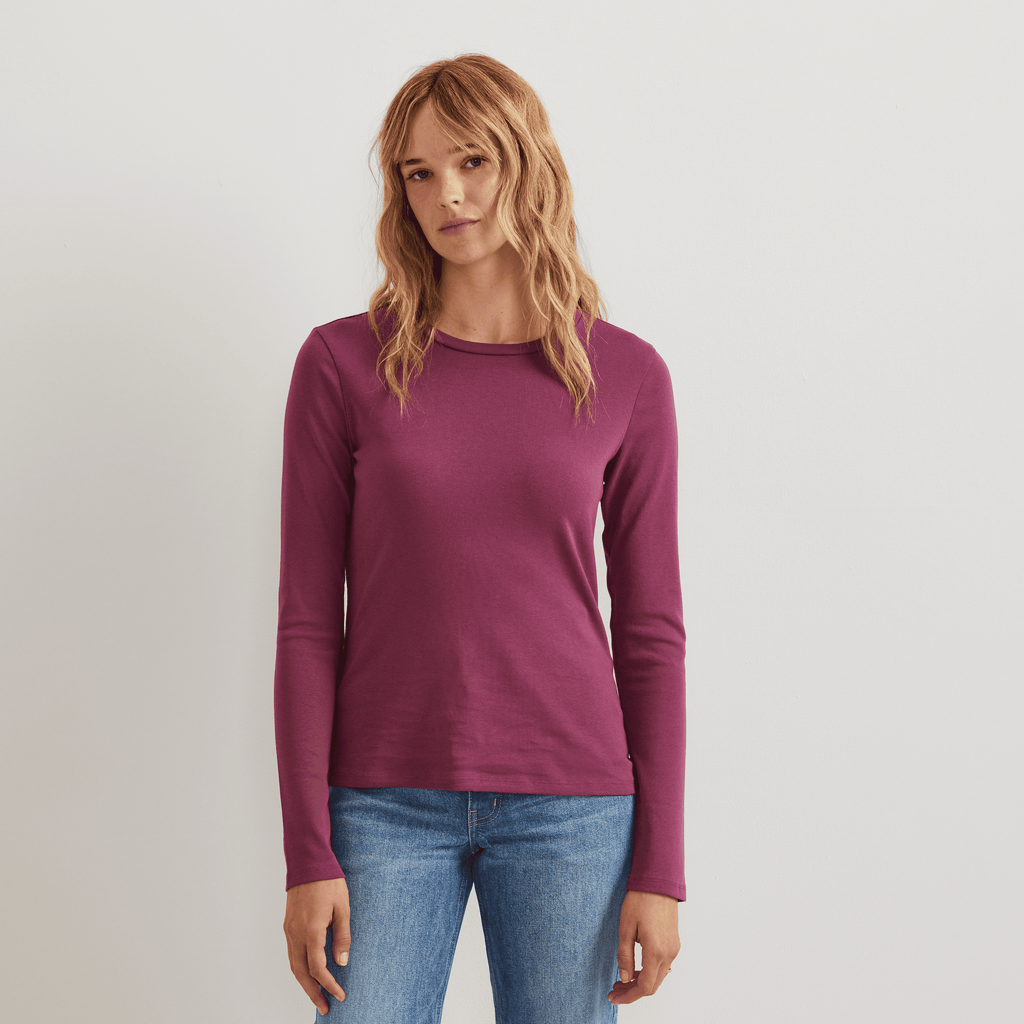Women's Everyday Long-Sleeve Crewneck T-Shirt