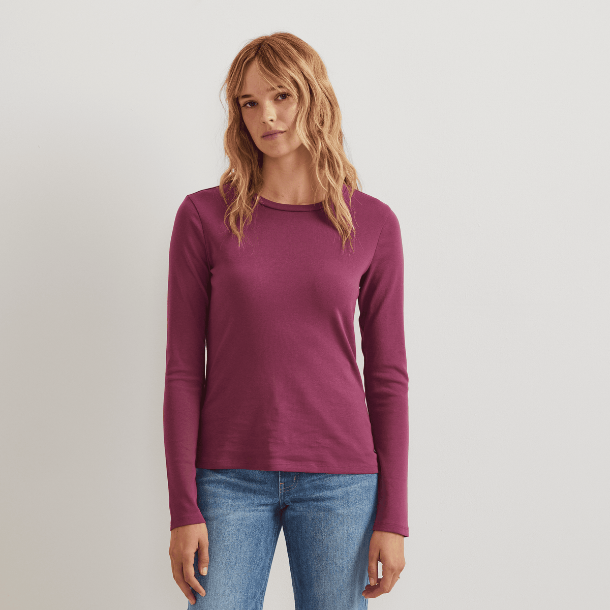 Women's Everyday Long-Sleeve Crewneck T-Shirt