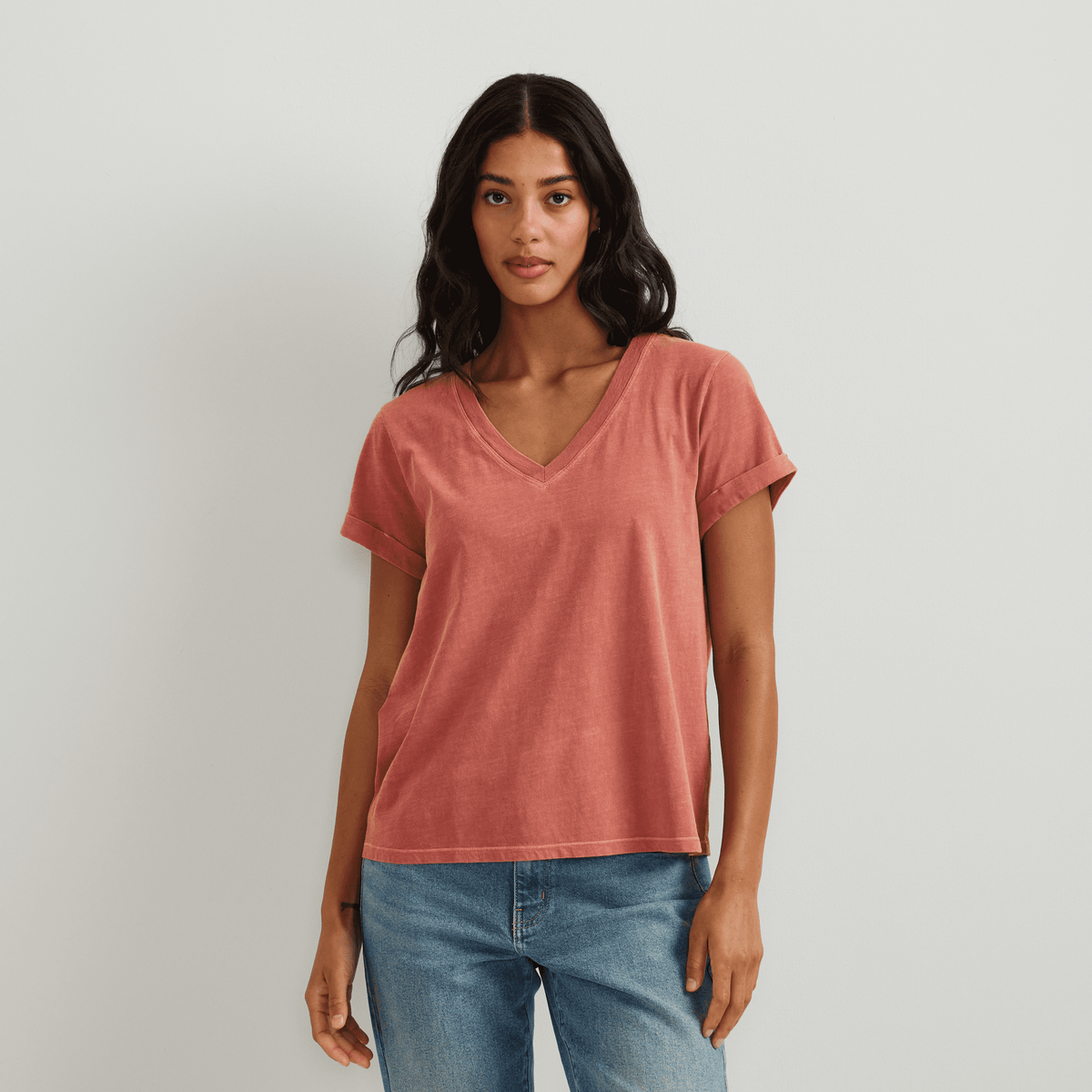 Women's Sunwashed V-Neck T-Shirt