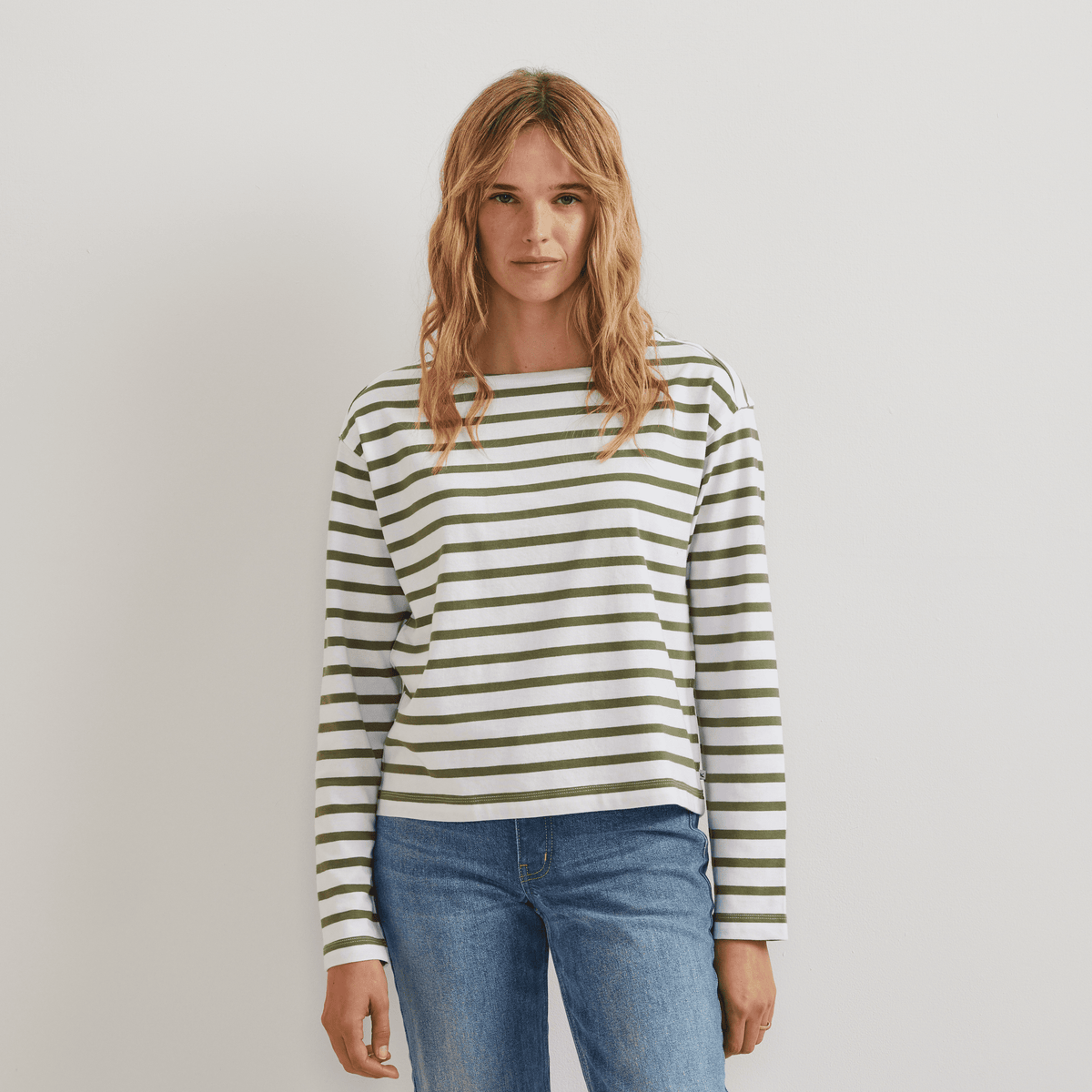 Women's Sailor Bateau Neck T-Shirt