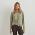 Women's Surreal Wrap-Front Travel T-Shirt