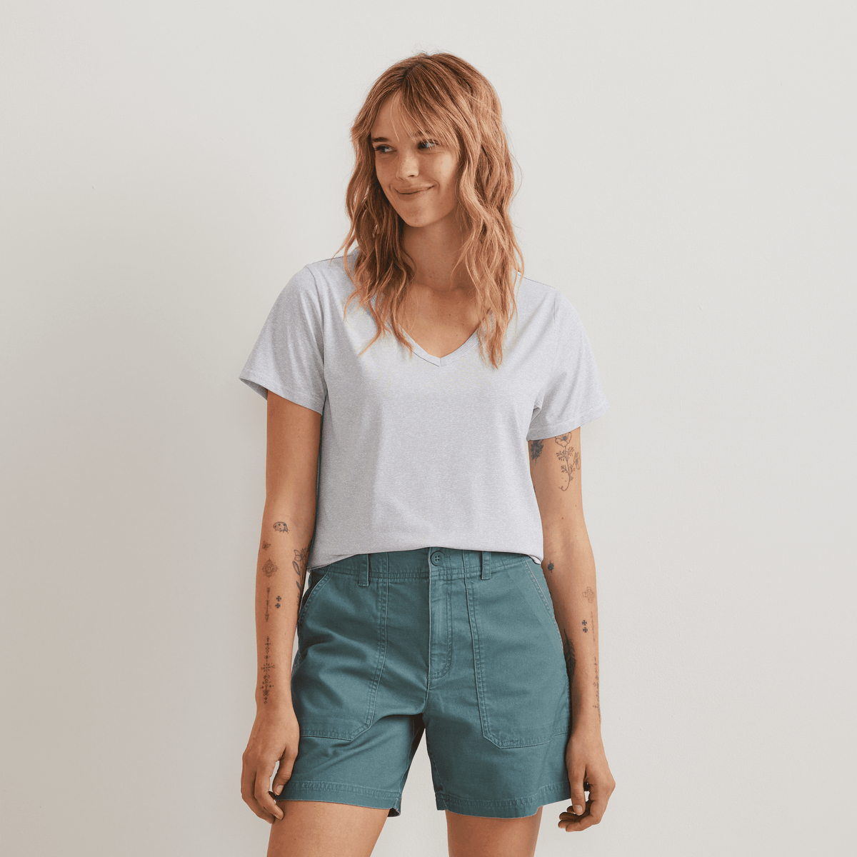 Women's Trek Light Hike Short-Sleeve V-Neck T-Shirt