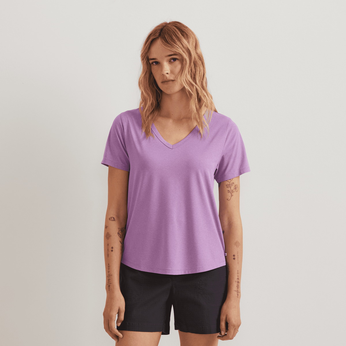 Women's Trek Light Hike Short-Sleeve V-Neck T-Shirt