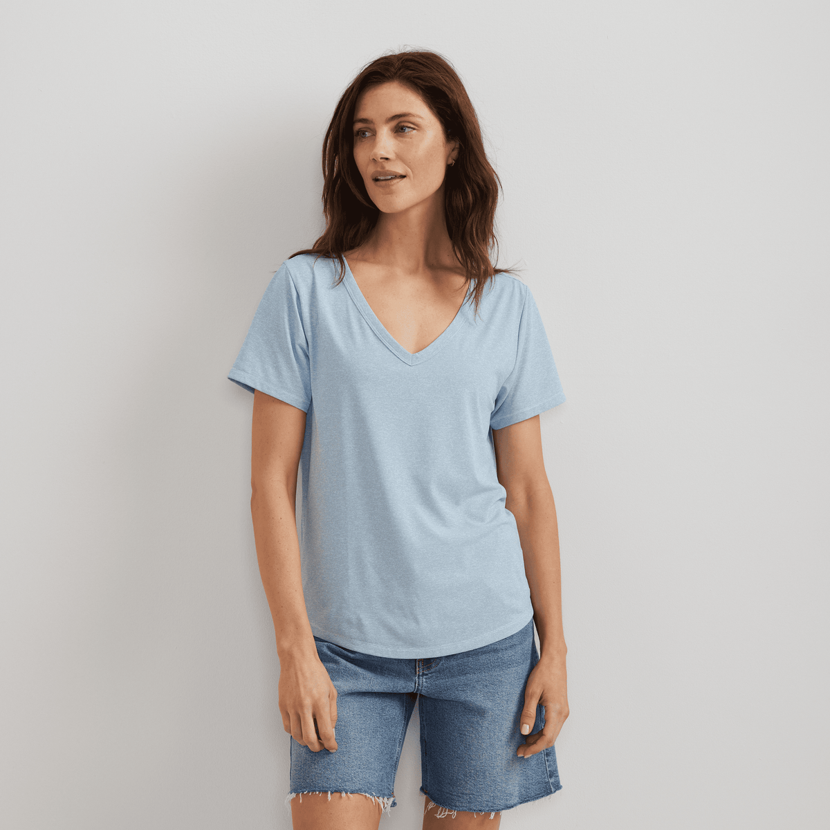 Women's Trek Light Hike Short-Sleeve V-Neck T-Shirt