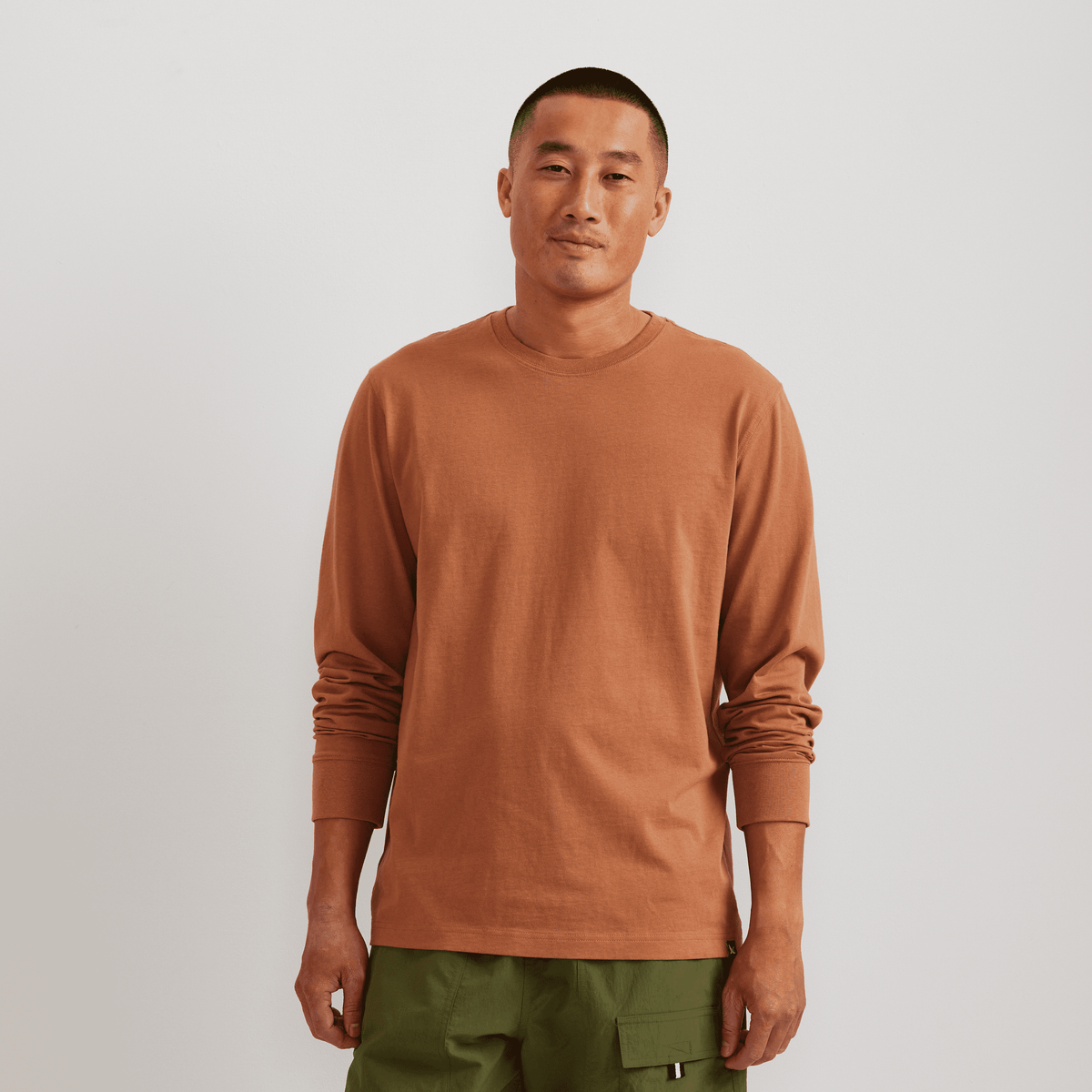 Men's Legend Wash 100% Cotton Long-Sleeve Classic T-Shirt