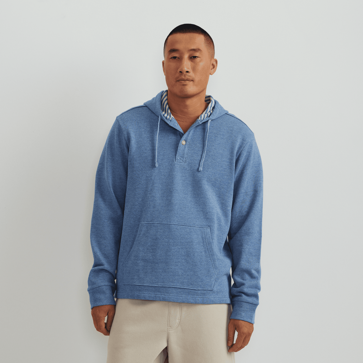 Men's Henley Hoodie