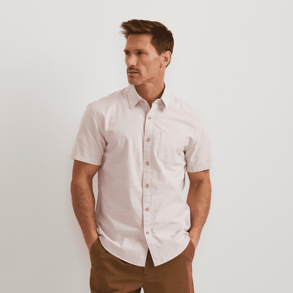 Men's Camano Short-Sleeve Shirt – Solid