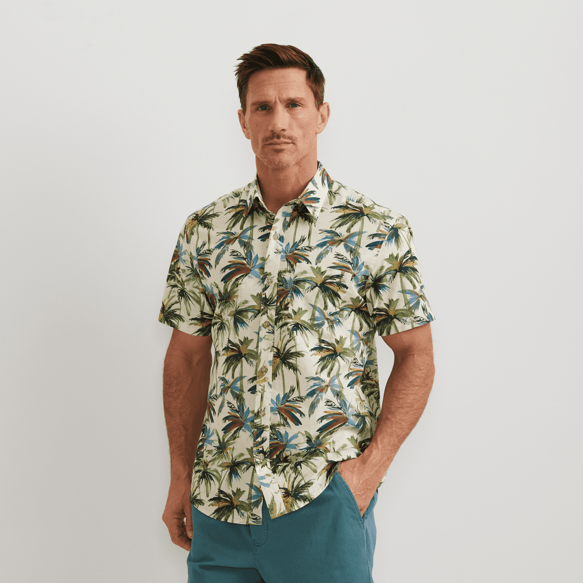 Men's Baja Short-Sleeve Shirt – Print