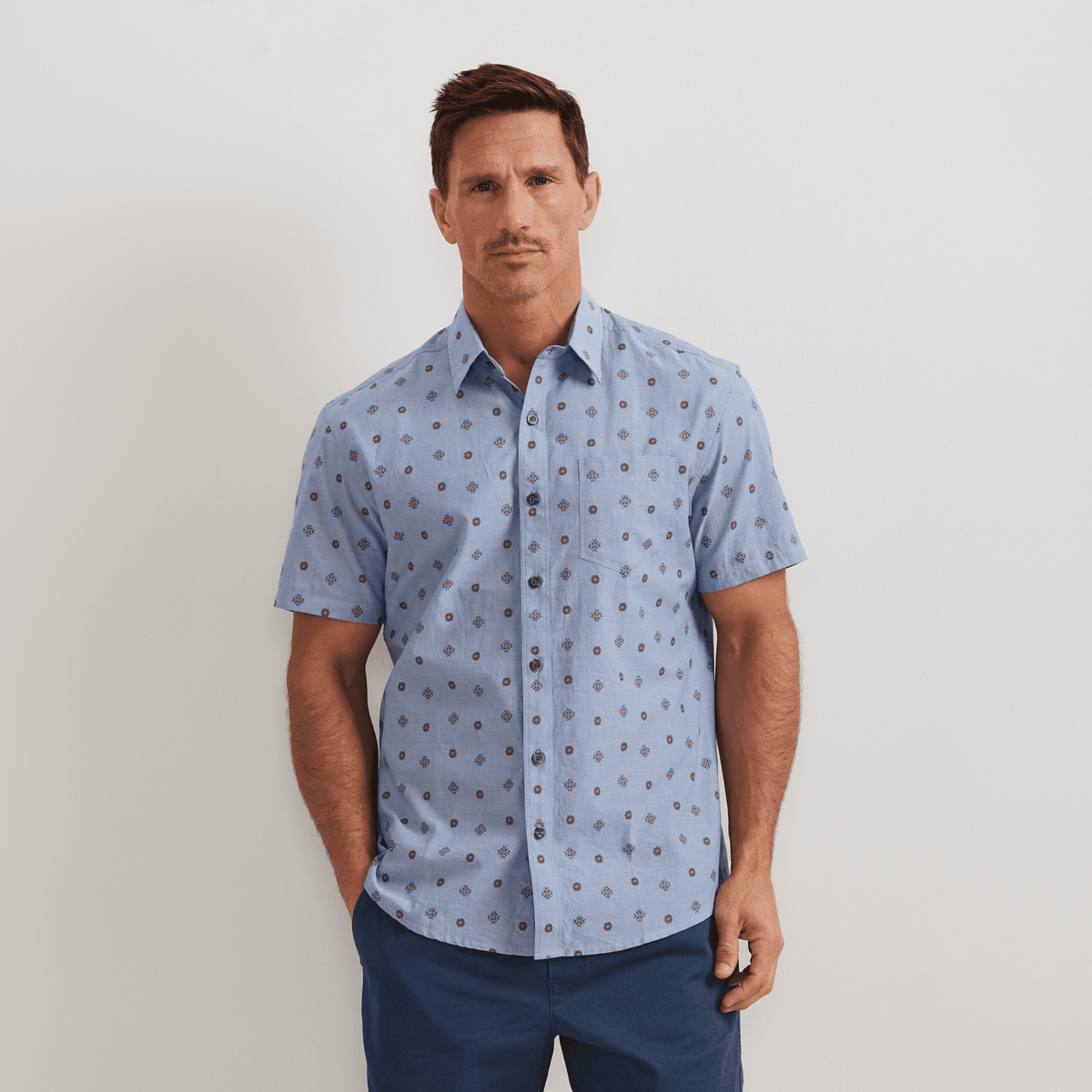 Men's Baja Short-Sleeve Shirt – Print
