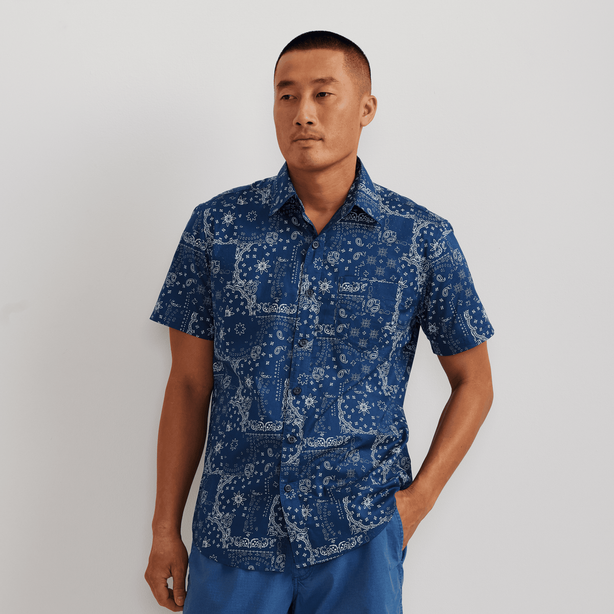 Men's Baja Short-Sleeve Shirt – Print